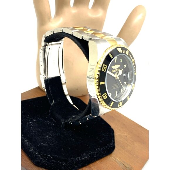 Invicta Men's Watch 36973 Pro Diver Automatic Black Dial Two Tone Steel 44mm - Picture 15 of 15